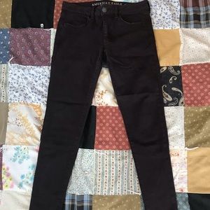Women’s wine colored jeggings